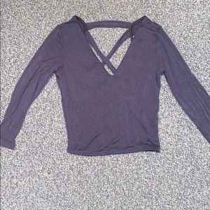 Long sleeve shirt with super cute back